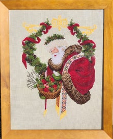 Listing 2 of 3 for Gift of Peace finished cross stitch picture