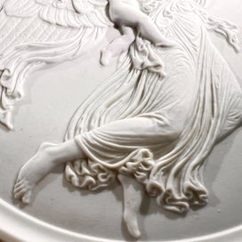 Listing 2 of 4 for Royal Copenhagen Bisque Wall Plaque – Thorvaldsen 'Dag' (Day), Denmark