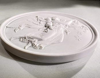 Listing 3 of 4 for Royal Copenhagen Bisque Wall Plaque – Thorvaldsen 'Dag' (Day), Denmark