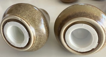 Listing 4 of 4 for Temuka Riverstone Salt and Pepper Shaker Set