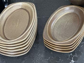 Listing 6 of 6 for Temuka Riverstone Steak Plates - Small x 22cm x 4