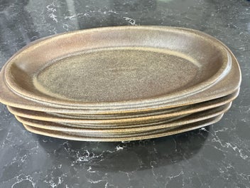 Listing 1 of 6 for Temuka Riverstone Steak Plates - Small x 22cm x 4