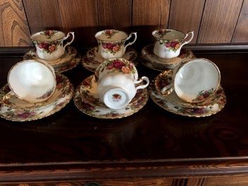 Listing 2 of 3 for Old Country Rose China tea and coffee