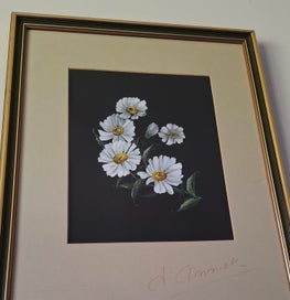 Listing 2 of 19 for +++ ORIGINAL "D'ANNICK (E.B.A.P ) - DAISIES " PAINTING +++