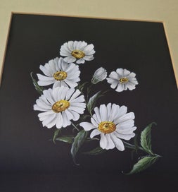 Listing 4 of 19 for +++ ORIGINAL "D'ANNICK (E.B.A.P ) - DAISIES " PAINTING +++
