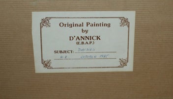 Listing 18 of 19 for +++ ORIGINAL "D'ANNICK (E.B.A.P ) - DAISIES " PAINTING +++