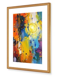 Listing 2 of 18 for Urban Radiance – Abstract City Sunrise Wall Art | Digital Download Modern Art