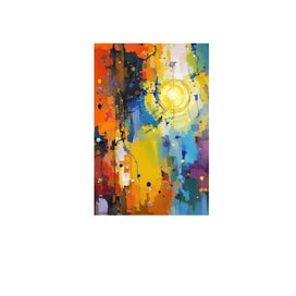 Listing 3 of 18 for Urban Radiance – Abstract City Sunrise Wall Art | Digital Download Modern Art