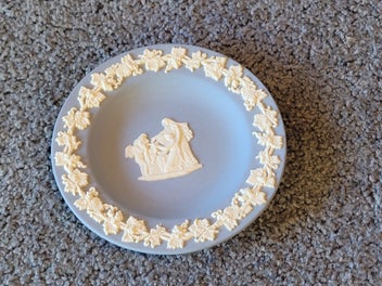 Listing 1 of 2 for Wedgwood Jasperware blue pin dish
