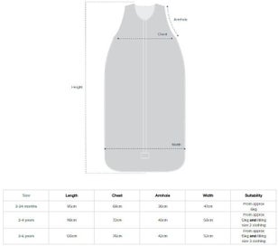 Listing 3 of 4 for Woolbabe: Summer Sleeping Bag - Mauve Manuka (3-24 Months)