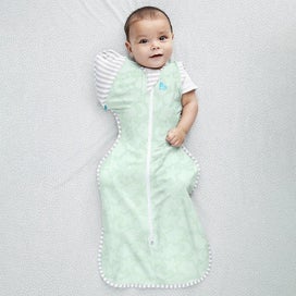 Listing 2 of 5 for Love to Dream: Swaddle Up Transition Bag Organic 1.0 TOG - Mint Celestial...