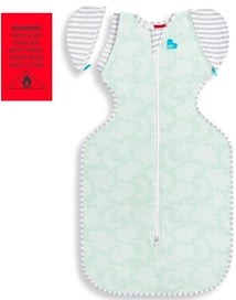 Listing 4 of 5 for Love to Dream: Swaddle Up Transition Bag Organic 1.0 TOG - Mint Celestial...