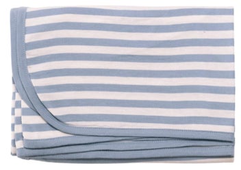 Listing 2 of 5 for Woolbabe: Merino / Organic Cotton Swaddle / Blanket - Glacier