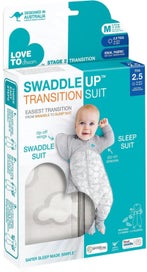Listing 5 of 5 for Love to Dream: Swaddle UP Transition Suit Cool 2.5 TOG - Daydream Grey (XL)