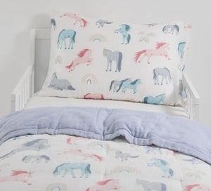 Listing 2 of 5 for Little Unicorn: Toddler Bedding Set - Unicorns