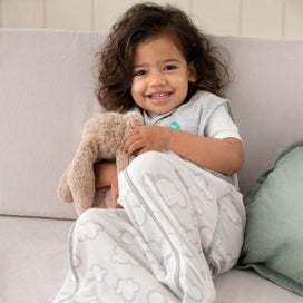 Listing 3 of 5 for Love to Dream: Sleep Bag Organic Warm 0.2 TOG - Clouds Grey (Large)