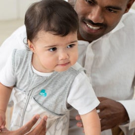 Listing 4 of 5 for Love to Dream: Sleep Bag Organic Warm 0.2 TOG - Clouds Grey (Large)