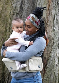 Listing 5 of 5 for Hippychick Hipseat - Denim Oatmeal