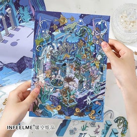 Listing 3 of 9 for Stickers 2.5D DIY Scene Sticker Set Deco Scene Stickers