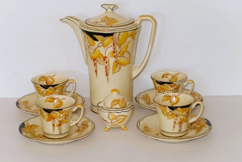 Listing 1 of 7 for ***STUNNING ART DECO CROWN DEVON FIELDINGS COFFEE SET***