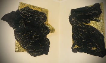 Listing 2 of 7 for 3 foam sculptures coated with concrete