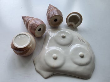 Listing 4 of 7 for Carltonware shell condiment set