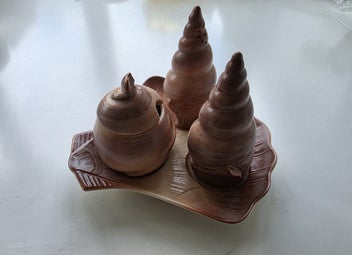 Listing 6 of 7 for Carltonware shell condiment set