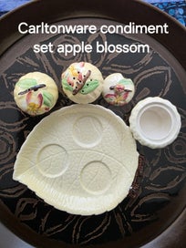 Listing 3 of 5 for Apple blossom Carltonware condiment set