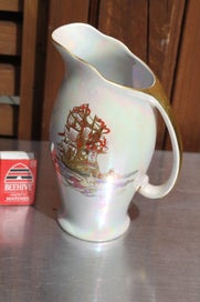Listing 3 of 5 for Crown Devon lustre jug with Gallion by D.Cole ~ Art Deco era
