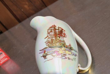 Listing 4 of 5 for Crown Devon lustre jug with Gallion by D.Cole ~ Art Deco era