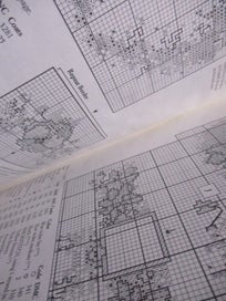 Listing 3 of 6 for CROSS STITCH~ "Initially Yours!"~11 pages~ Charts & Alphabets for you to Stitch!