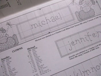 Listing 4 of 9 for CROSS STITCH~ "Baby Borders!" Dale Burdett~ Border Series~ Book One!