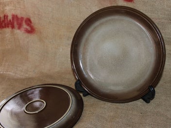 Listing 3 of 3 for Temuka Cobblestone - 2x Large Dinner Plates 28cms dia