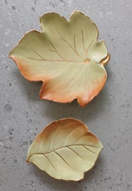 Listing 2 of 5 for Royal Winton Grimwades " Autumn " leaf plates x 2