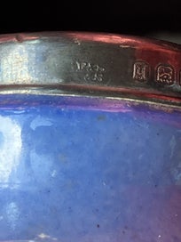 Listing 10 of 10 for Antique Decorative Vases with silver tops - Crown Devon?