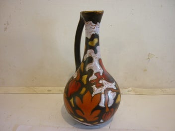 Listing 3 of 6 for GOUDA HOLLAND VINTAGE JUG. SUPERB COLOURS .GOOD CONDITION