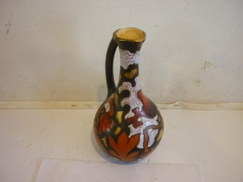 Listing 4 of 6 for GOUDA HOLLAND VINTAGE JUG. SUPERB COLOURS .GOOD CONDITION