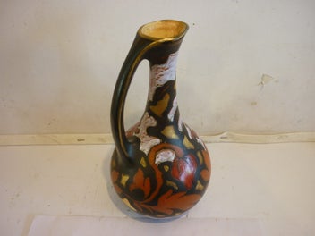 Listing 5 of 6 for GOUDA HOLLAND VINTAGE JUG. SUPERB COLOURS .GOOD CONDITION