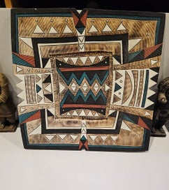 Listing 3 of 9 for Large Sculptural Pottery Art Piece by Rodney Blumenfeld. Signed & Dated.