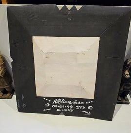 Listing 4 of 9 for Large Sculptural Pottery Art Piece by Rodney Blumenfeld. Signed & Dated.