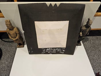 Listing 7 of 9 for Large Sculptural Pottery Art Piece by Rodney Blumenfeld. Signed & Dated.