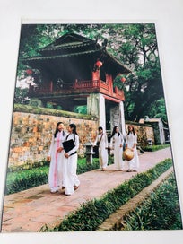 Listing 2 of 4 for Asian Inspired Picture in Bamboo Frame (21841)