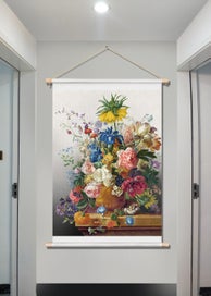 Listing 2 of 3 for Wall art home decor still life classical flowers oil painting print on canvas