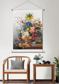 Listing 3 of 3 for Wall art home decor still life classical flowers oil painting print on canvas
