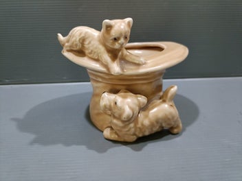 Listing 1 of 7 for Stunning SylvaC Puppy and Kitten Planter