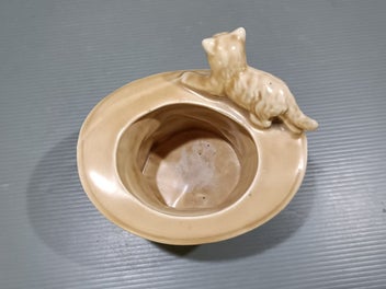 Listing 6 of 7 for Stunning SylvaC Puppy and Kitten Planter