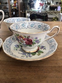 Listing 2 of 9 for Vintage Royal Albert “fragrance” tea cup creamer sugar