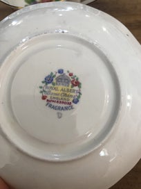 Listing 9 of 9 for Vintage Royal Albert “fragrance” tea cup creamer sugar