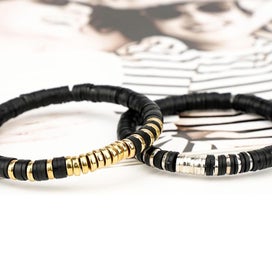 Listing 3 of 6 for 3000 Pcs Clay Beads Bracelets for Women, Bracelet Making kit Golden Beads for