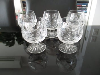 Listing 15 of 17 for Crystal glasses x 25